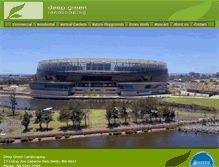 Tablet Screenshot of deepgreenlandscaping.com.au